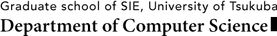 Department of Computer Science, Graduate school of SIE, University of Tsukuba